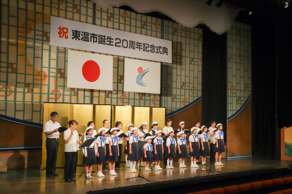 合唱の写真