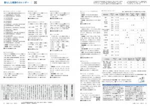 広報とうおん2025年4月号暮らしと健康のカレンダー