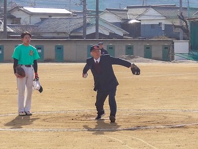 ソフトボールフェスティバル始球式全体A