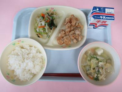 6月23日(月曜日)の給食