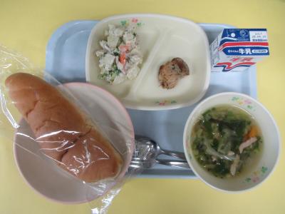 4月18日(金曜日)の給食