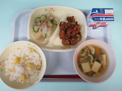 9月22日の給食写真