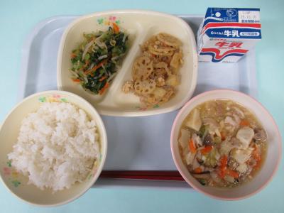 9月30日(火曜日)の給食