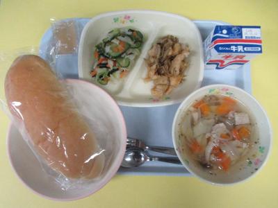 10月1日(水曜日)の給食
