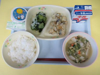 10月6日(月曜日)の給食