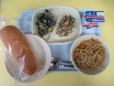 10月15日(水曜日)の給食
