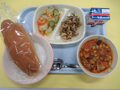10月22日(水曜日)の給食