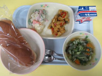 10月29日(水曜日)の給食