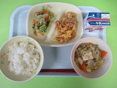 11月4日(火曜日)の給食