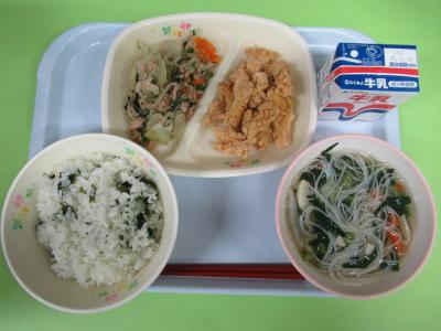 11月18日(火曜日)の給食