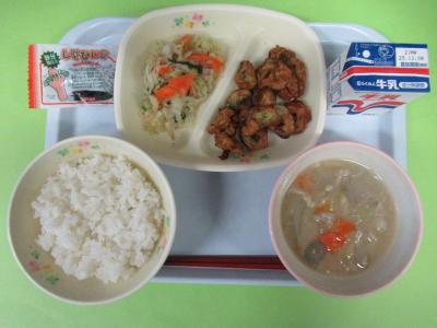 11月27日(木曜日)の給食