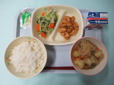 1月19日(月曜日)の給食