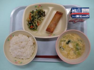 1月21日(水曜日)の給食