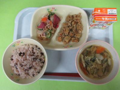 2月2日(月曜日)の給食