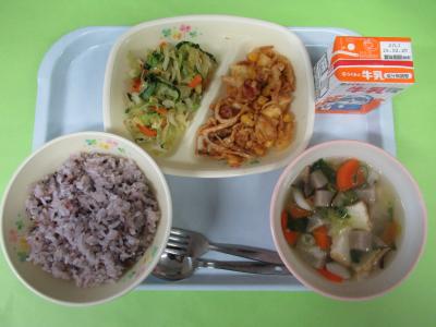 2月10日(火曜日)の給食