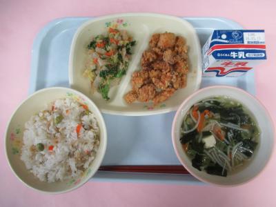 3月3日(火曜日)の給食