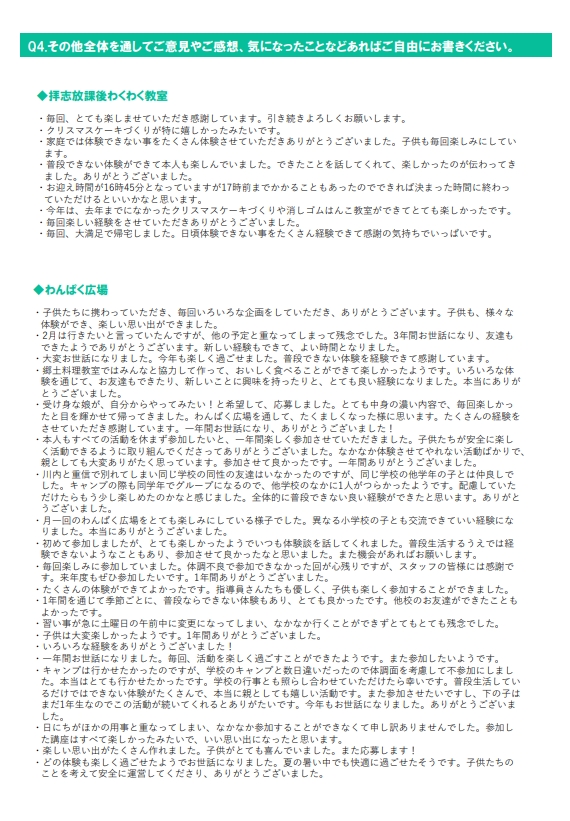 学校・家庭・地域連携推進事業アンケート結果4