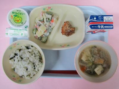 3月18日(水曜日)の給食