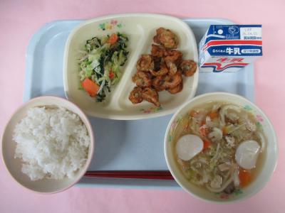 3月23日(月曜日)の給食
