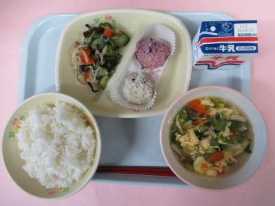 3月24日(火曜日)の給食