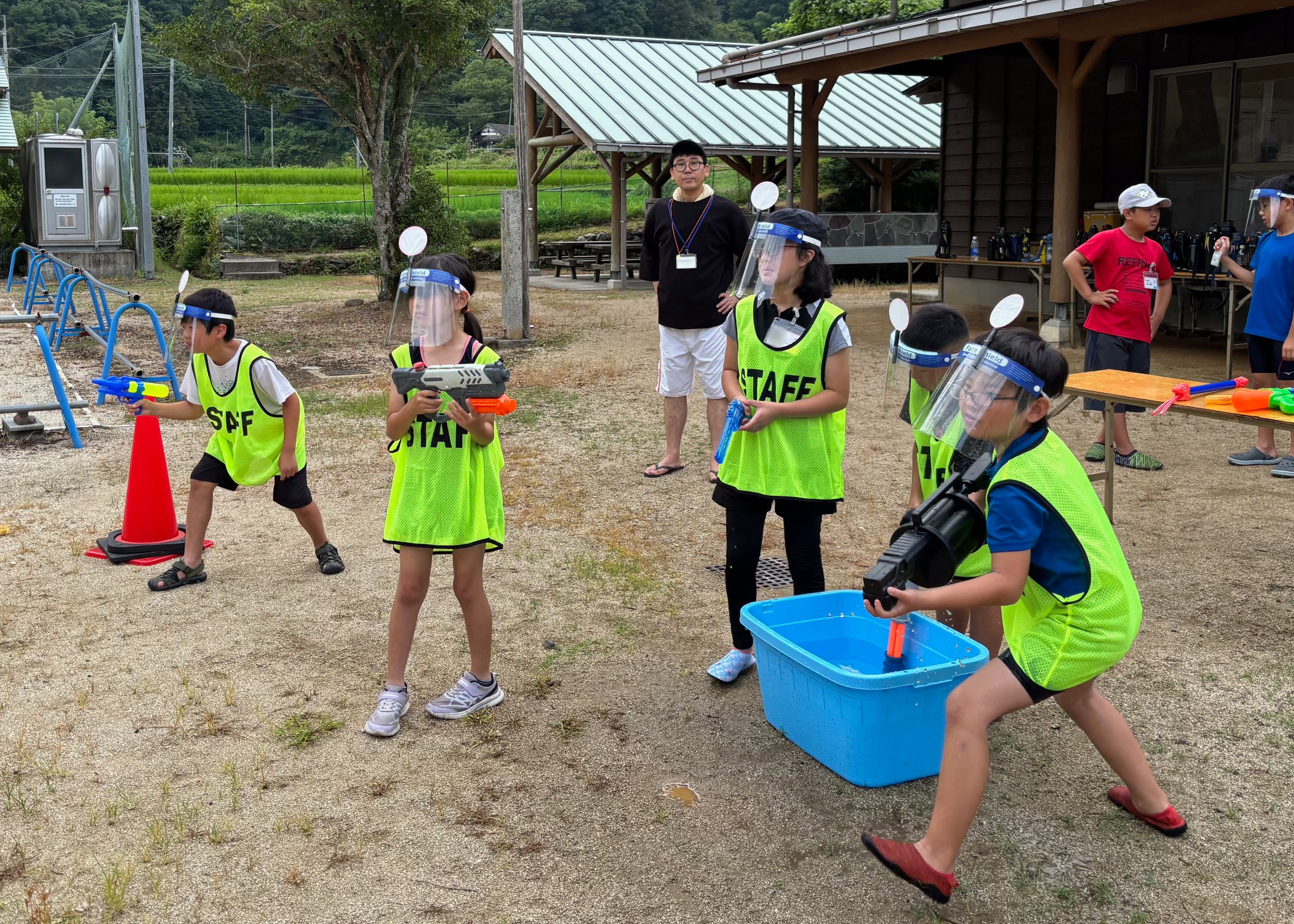 ウォーターサバイバルゲーム写真