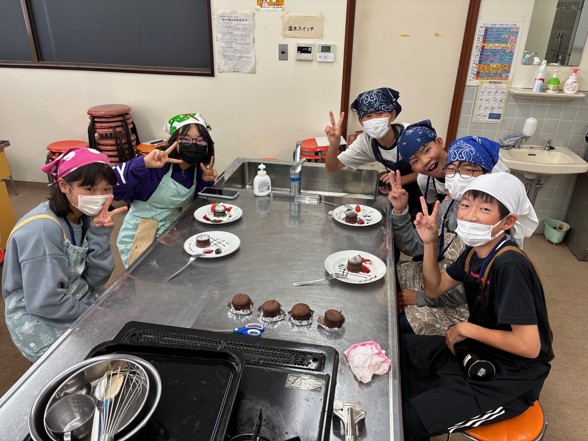 パティシエ教室写真