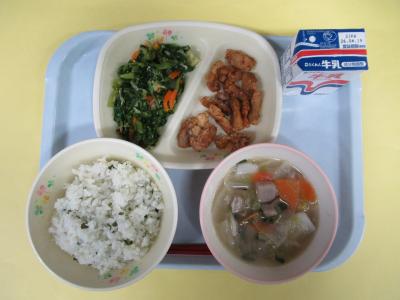 4月9日(木曜日)の給食