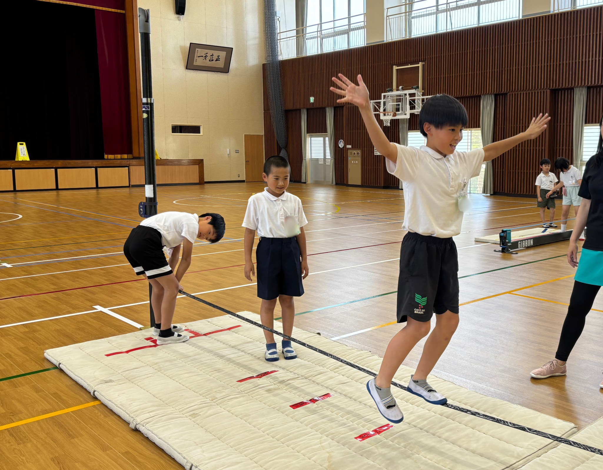 スラックライン教室写真
