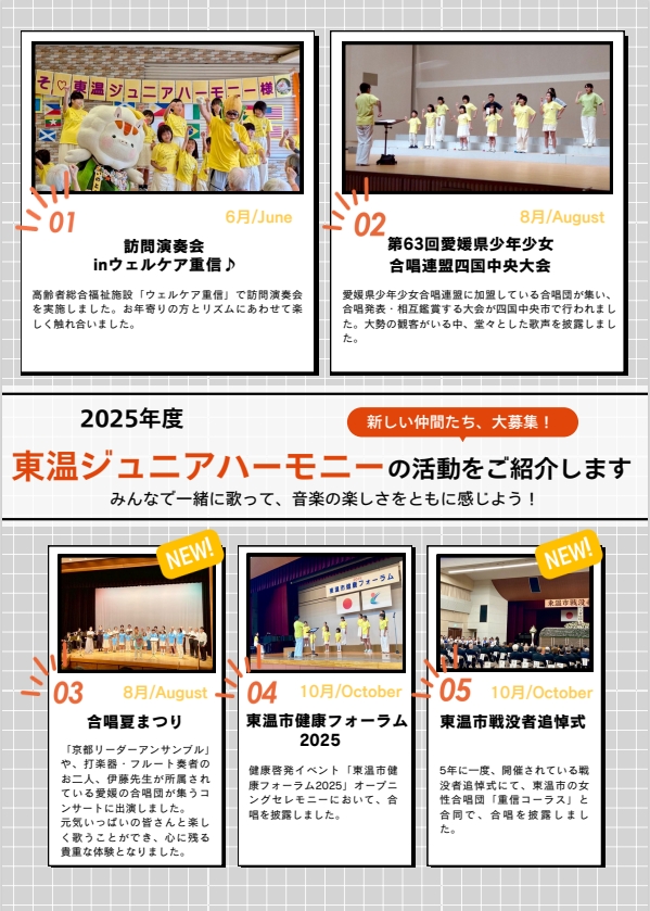 ジュニアハーモニー活動紹介2025