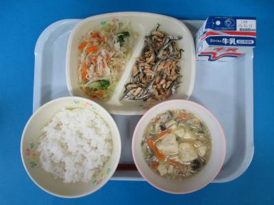 6月4日(木曜日)の給食
