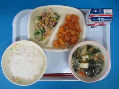 6月9日(火曜日)の給食