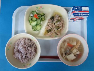 6月15日(月曜日)の給食