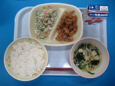 6月23日(火曜日)の給食