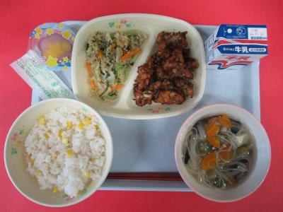 7月7日(火曜日)の給食