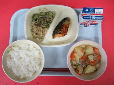 7月14日(火曜日)の給食