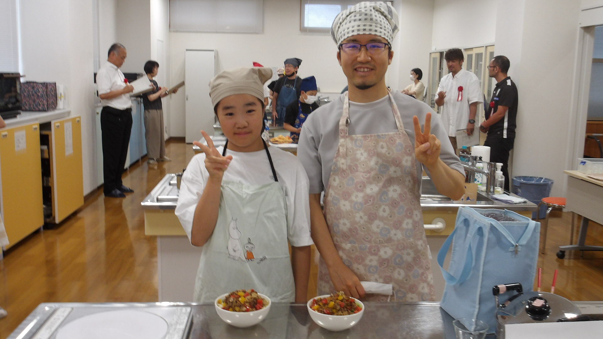 横井さん親子