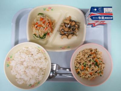 9月8日(火曜日)の給食