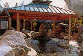 見奈良天然温泉-利楽-岩風呂
