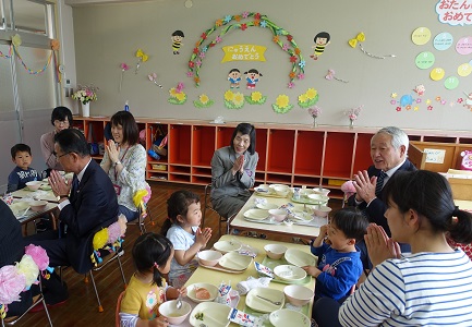 給食会の写真