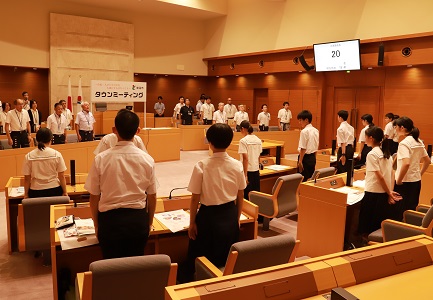 中学生の会場の様子