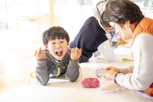 指編み教室写真